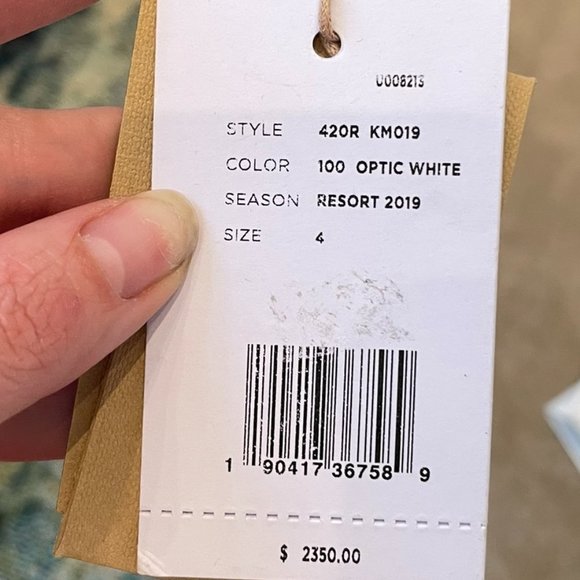 Michael Kors Scallop Sleeve Dress - White - Picture 7 of 7